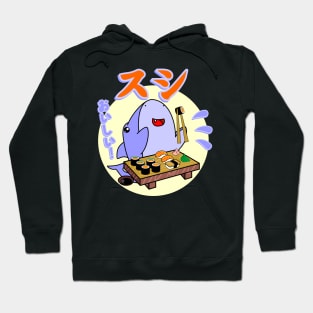 Sushi Shark Kawaii Hoodie